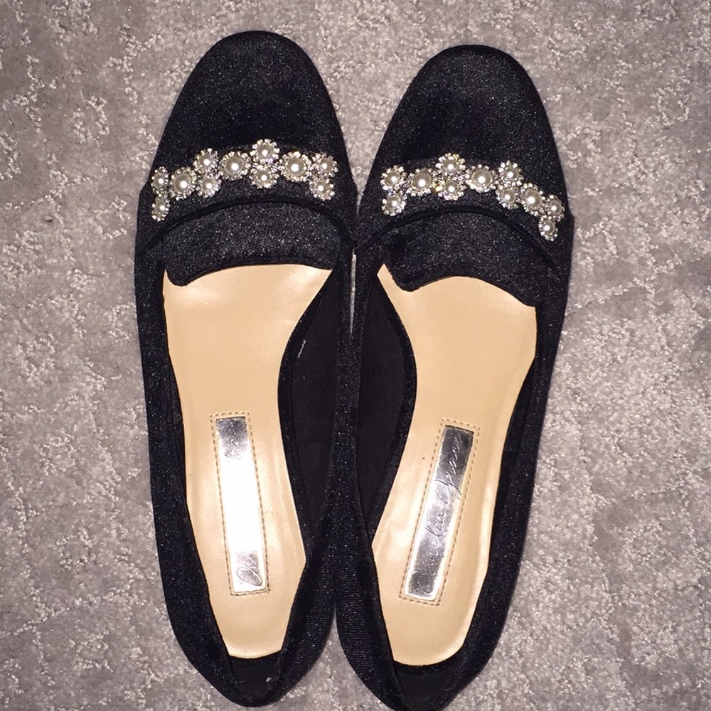 Amelia Grace Bejeweled Loafers Size 7 1/2M
